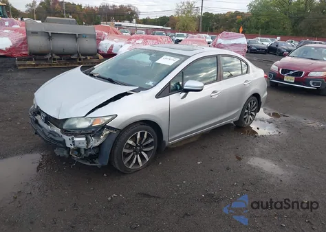 2015 Honda Civic Ex-L from USA, damaged, VIN 19XFB2F91FE233455